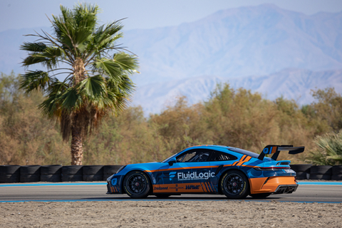 FluidLogic’s in-vehicle Active Hydration™ systems are used in NASCAR, IndyCar, IMSA, WEC, and BAJA 1000 Series winning cars. (Photo: Business Wire)