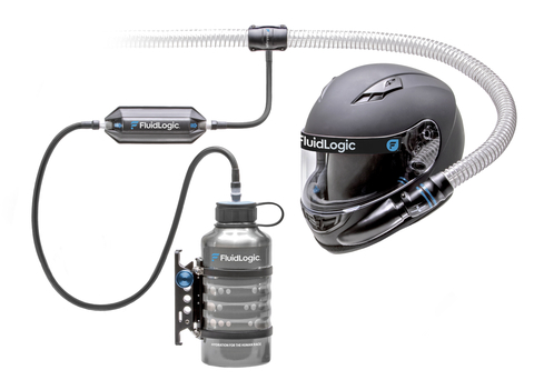 FluidLogic’s in-vehicle Active Hydration™ systems offer a hands-free, hydration solution for drivers, whether they are navigating desert terrain or conquering on the track. (Photo: Business Wire)