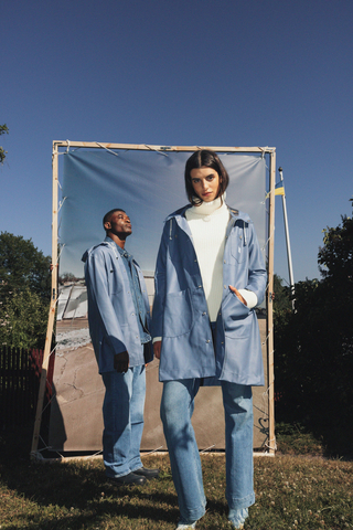 Lee® and STUTTERHEIM Launch collection for Men & Women's Rainwear and Accessories. photo credit. ©Lee ©STUTTERHEIM.