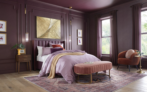 Purple isn't just permitted, it is encouraged with the GLIDDEN® paint by PPG 2025 Color of the Year, Purple Basil (PPG1046-7). (Photo: Business Wire)