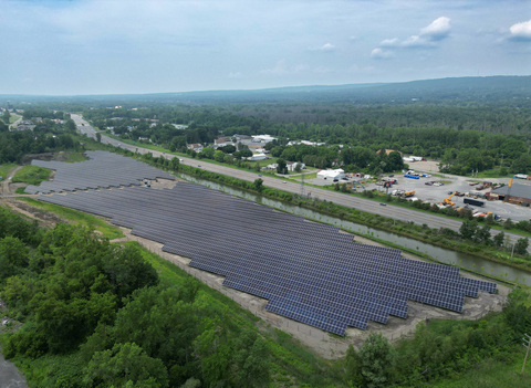 4.8 MW Community Solar Project in Frankfort, NY (Photo: Business Wire)