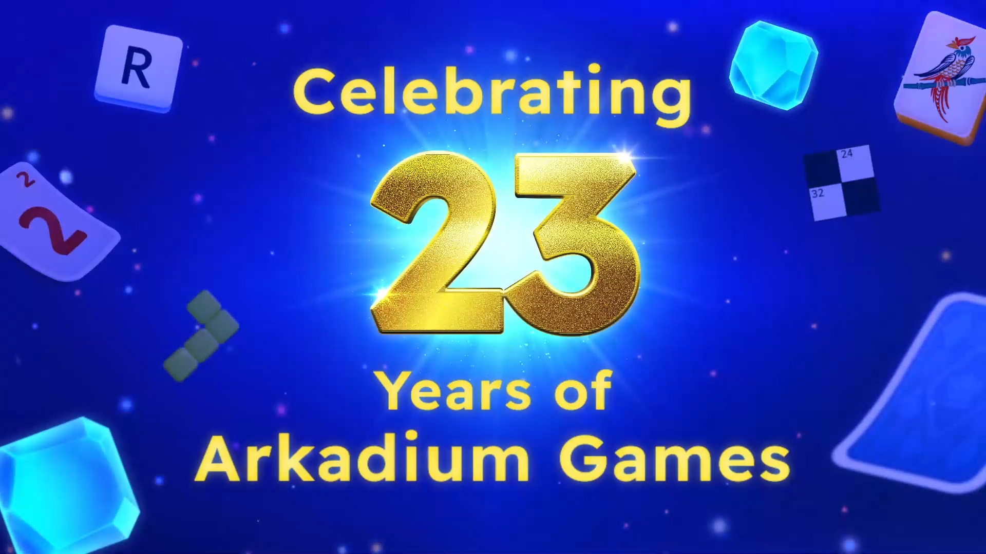 Watch Arkadium's new video including perennial favorites as they celebrate their 23rd anniversary