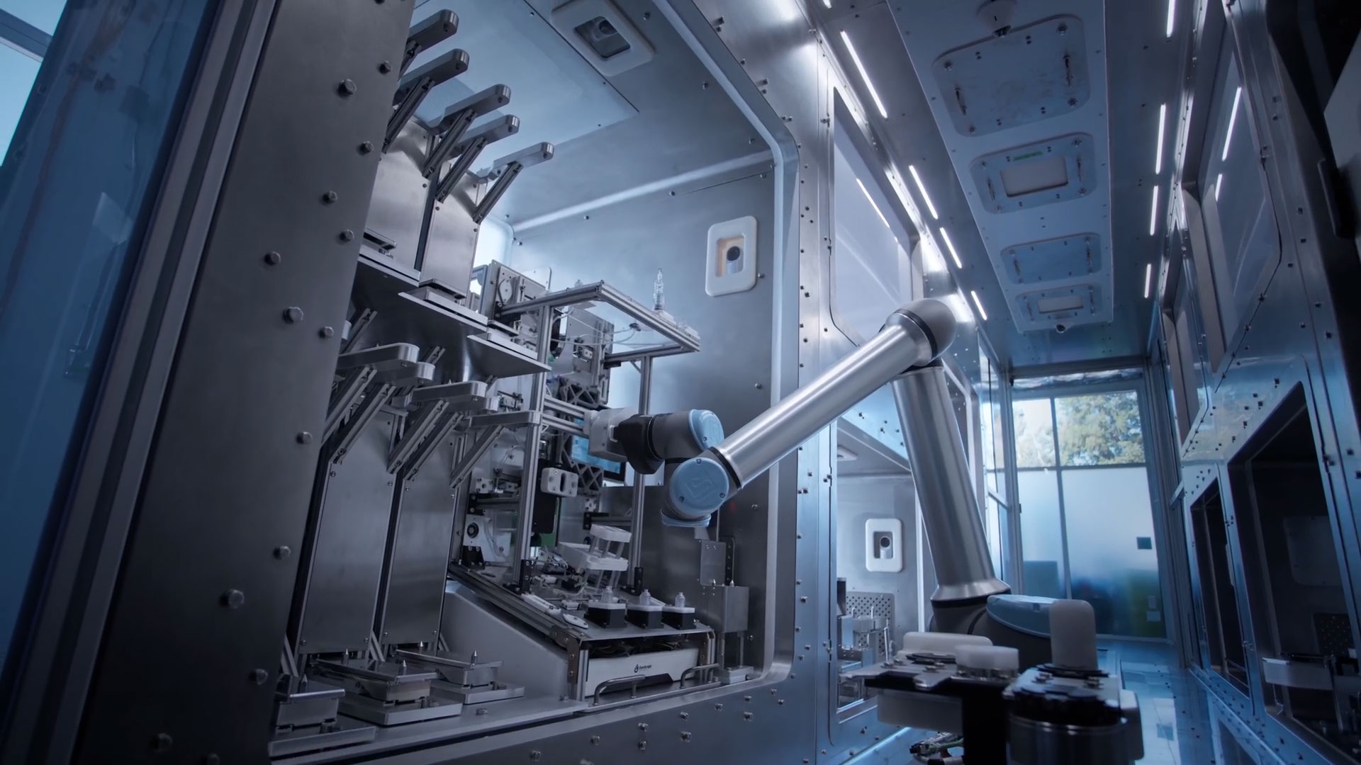 Multiply Labs' robotic system for automating cell therapy manufacturing.