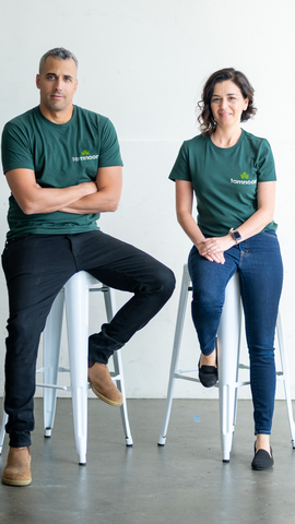 Idan Perez, CTO & Co-founder (left) and Marina Segal, CEO and Co-founder (right)