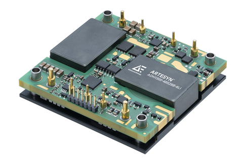 The Advanced Energy Artesyn® ADH1300-48S28 DC-DC converter is designed for telecom wireless base stations and other equipment that have radio frequency power amplifiers (RFPAs). With nearly 96% efficiency at full load, compact, high-performance isolated converter delivers lower OpEx for RF telecom power amplifiers. (Photo: Business Wire)