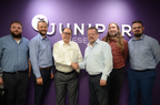 Terrence Shan meets the senior team at Juniper Research (Photo: Business Wire)