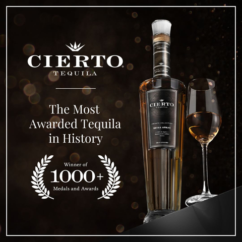 Cierto Tequila Surpasses Historic 1,000+ Awards Milestone (Graphic: Business Wire)