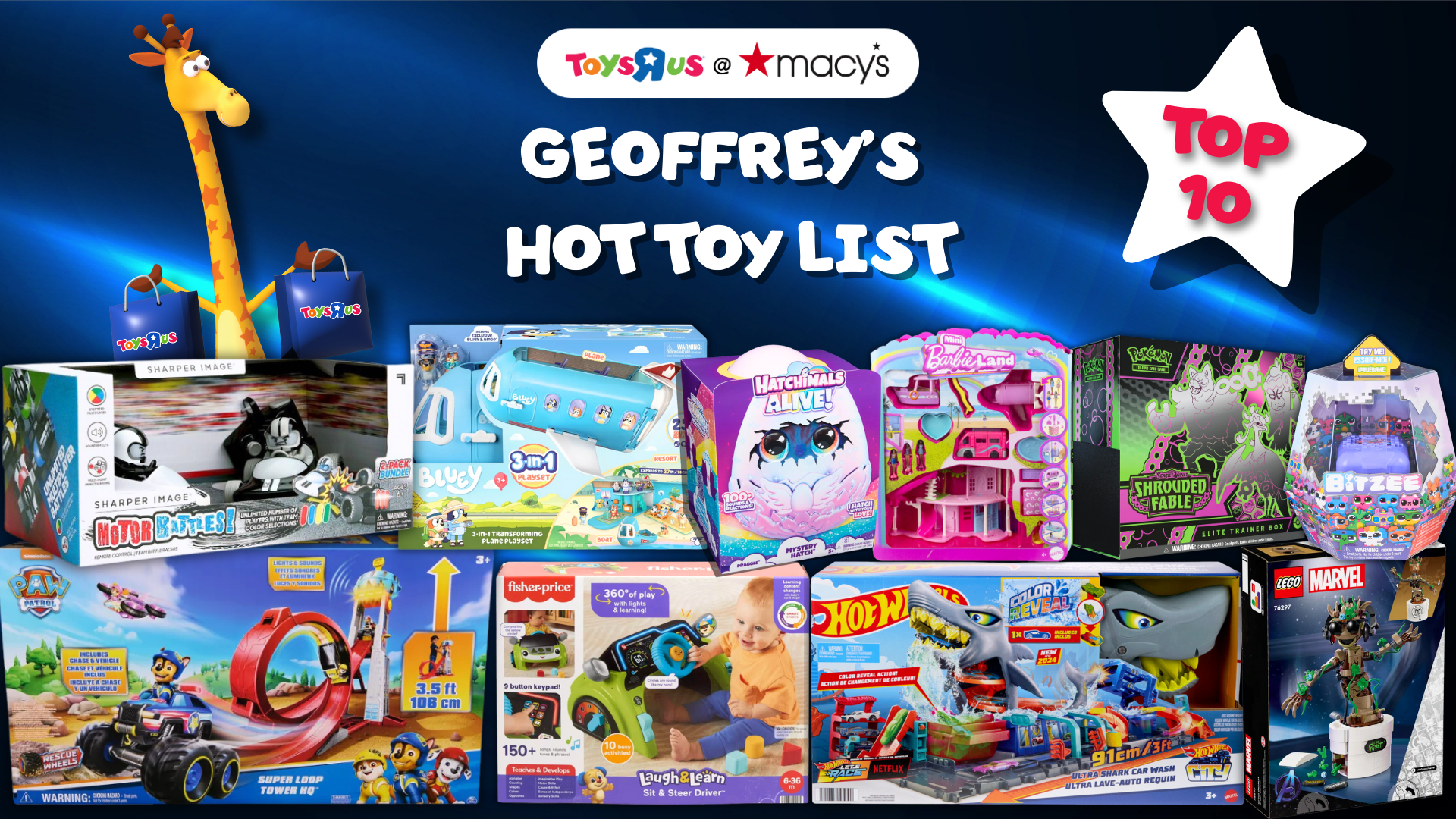 Macy s and Toys R Us Announce Geoffrey s Hot Toy List for the 2024 Holiday Season Business Wire