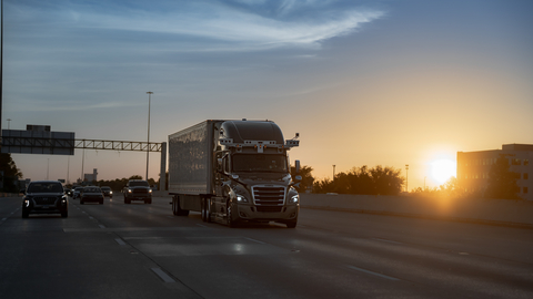 Bot Auto truck on Texas highway. (Photo: Business Wire)