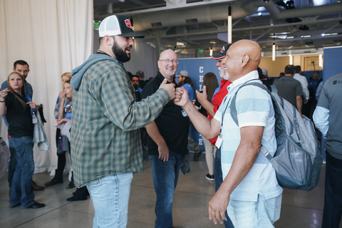 GSI employees react to the news of the cash payouts they will receive upon close of the transaction (Photo: Business Wire)