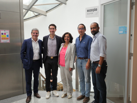 Iterable team meets with partners at AICEP to discuss growth plans and celebrate the vibrant tech community in Lisbon. (Photo: Business Wire)