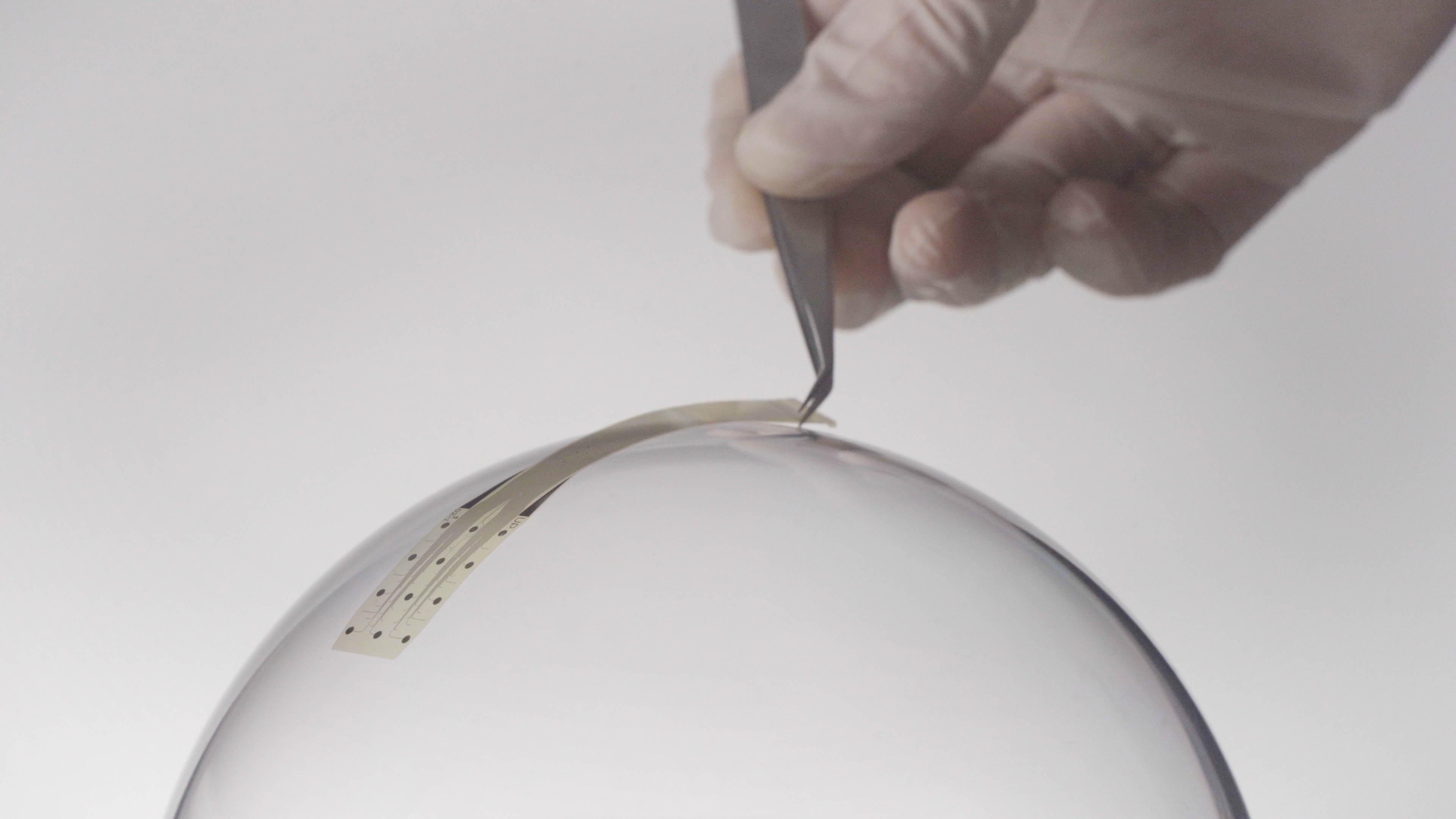 thumbnail Video description: INBRAIN Brain Computer Interface Cortical Film Placement; Video credit: INBRAIN Neuroelectronics