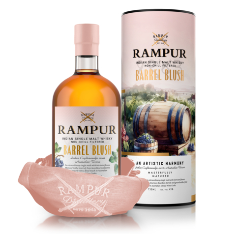 Rampur Barrel Blush Indian Single Malt Whisky (Photo: Business Wire)