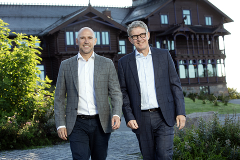 Picture from left: Øyvind Westby Brekke, CEO of BankID BankAxept and Niels Flensted-Jensen, CEO of Criipto. Photo by Sverre Christian Jarild.