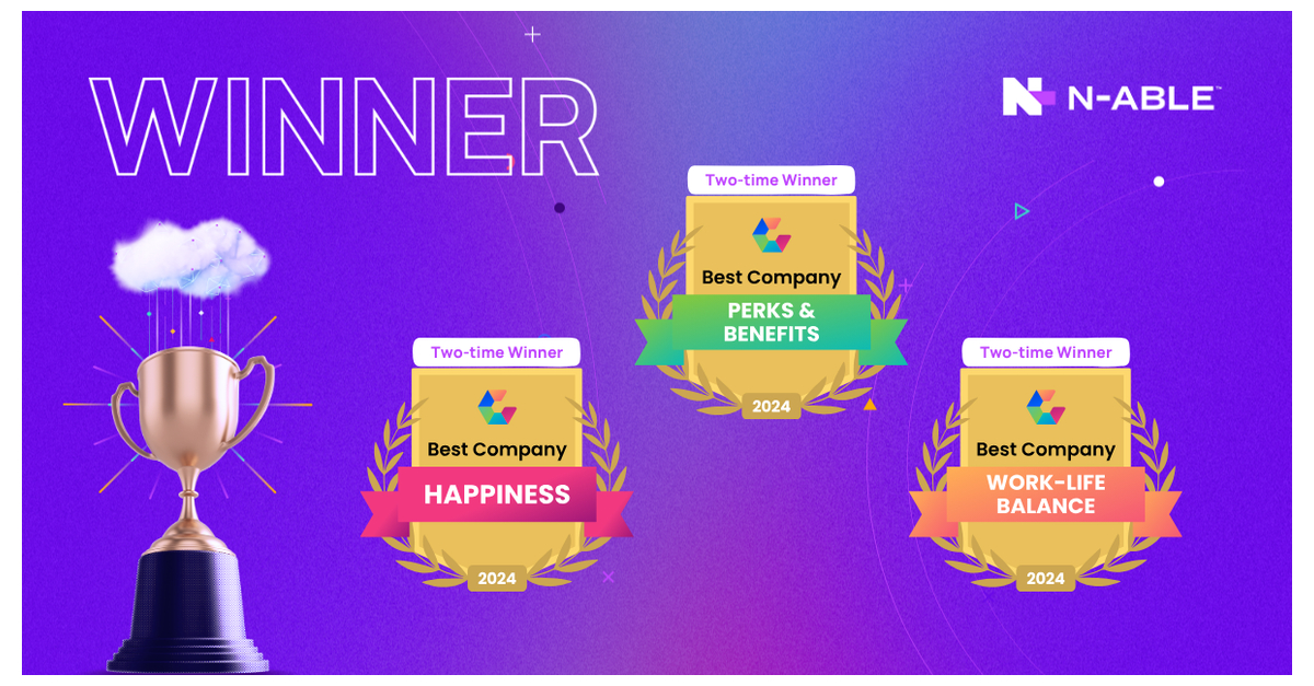 N-able Honored with All Three Comparably Awards This Quarter | Business ...