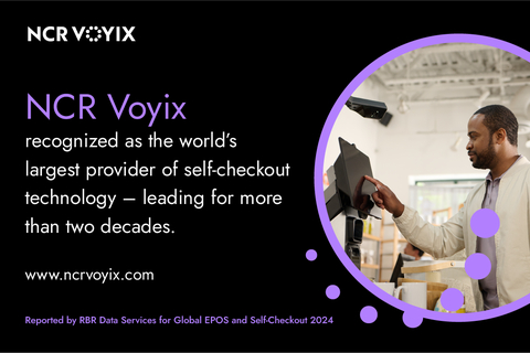 NCR Voyix recognized as the world's largest provider of self-checkout technology — leading for more than two decades. (Photo: Business Wire)