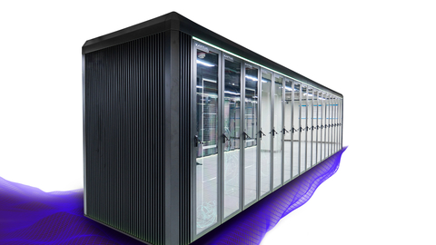 High-Density Air-Cooled AI Compute Containerized Cabinets (Graphic: Business Wire)