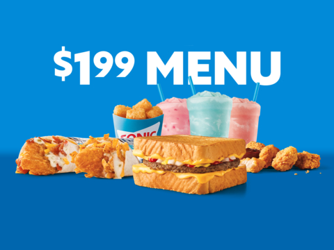 SONIC Revamps its $1.99 Menu and Introduces New Daily Deals Starting at 79 Cents! (Photo: Business Wire)