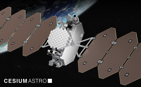 CesiumAstro's Element satellite: A next-generation platform engineered for adaptable mission capabilities, offering advanced connectivity solutions for the evolving demands of space. Image Credit: CesiumAstro (Photo: Business Wire)