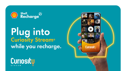 Shell Recharge Enlists Curiosity Stream to Bring Smart Entertainment to the E-Mobility Experience. (Photo: Business Wire)