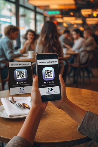 Instant connection with your digital employees is just a snap away – whether your customers prefer scanning a QR code, sending a quick text, or clicking through your website. This seamless access ensures they're always just moments away from personalized assistance. (Photo: Product Genius)