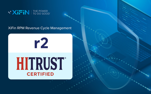 XiFin earns 2024 HITRUST r2 Certification for second 2-year term. (Graphic: Business Wire)