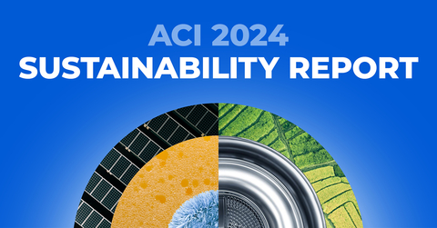 A new sustainability report from the American Cleaning Institute (ACI) highlights the essential role the U.S. cleaning products industry plays in fostering and shaping a more sustainable world. Most notably, the report showcases ACI’s Sustainable Feedstocks Pledge, which promotes sustainable raw material use. (Photo: Business Wire)