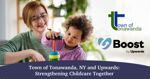 Town of Tonawanda and Upwards Launch First-of-Its-Kind Childcare Provider Support Program in New York State (Graphic: Business Wire)