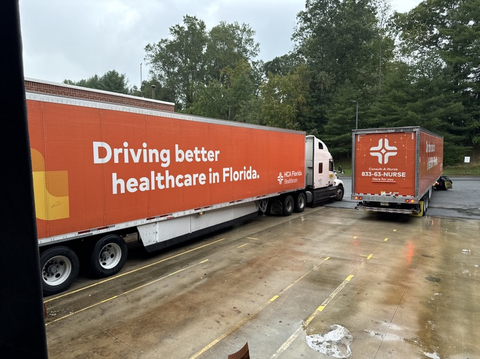 To help Mission Health continue to care for patients and colleagues after the storm, HCA Healthcare is delivering key resources to its North Carolina hospitals, including food and toiletries, fuel and bottled water via colleague mini marts. (Photo: Business Wire)