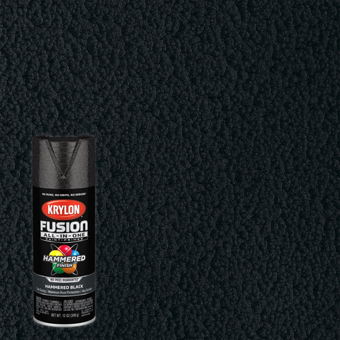 Krylon's 2025 Color of the Year, Hammered Black, features a unique textured finish that reflects the resurgence of gothic and brutalist design aesthetics, signaling a bold departure from previous trends. (Photo: Business Wire)