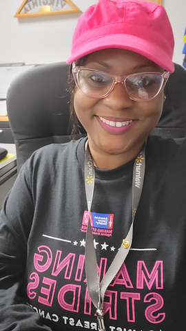 Supply chain associate and breast cancer survivor, Tasheka Saunders, is one of the many Walmart associates to receive life-saving care at no cost through the Walmart Cancer Centers of Excellence health benefit. (Photo: Business Wire)