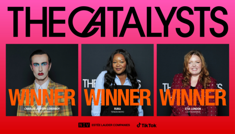 The Estée Lauder Companies' NIV and TikTok announce the winners of The Catalysts Program (Graphic: Business Wire)