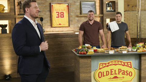 J.J. Watt hosts a head-to-head brotherly competition between T.J. and Derek, who prove fan-favorite game day foods are better as tacos (Photo: Business Wire)