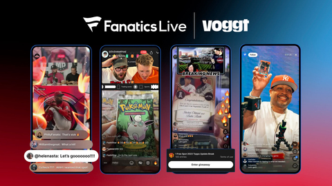 Today, Fanatics Live announced it has acquired French-based live-auction platform Voggt's assets. (Graphic: Business Wire)