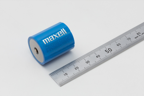 Maxell's medium-sized all-solid-state battery (Photo: Business Wire)