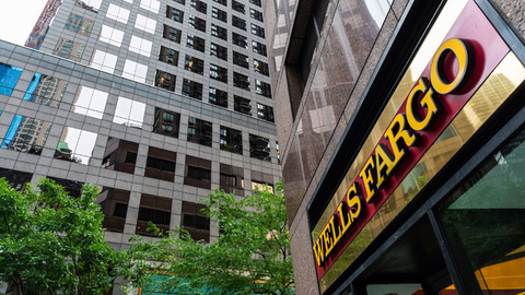 Facade of a Wells Fargo bank branch in Manhattan. (Photo: Wells Fargo)