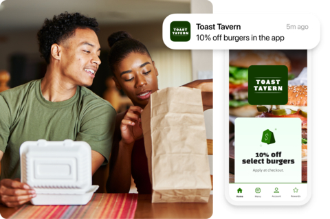 original Toast Branded Mobile App (Photo: Toast)