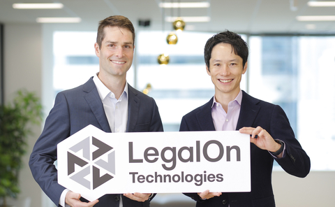 LegalOn Technologies' Global CEO, Daniel Lewis, and Group CEO, Nozomu Tsunoda (Photo: Business Wire)