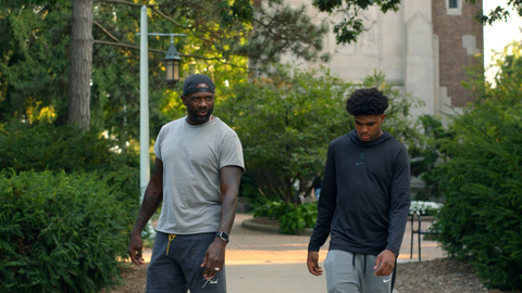 NBA vet Jason Richardson and his son, Jase, a Michigan State University basketball player, are featured in the first INVISIBLE GAME episode scheduled for October 10, 2024. (Photo: Business Wire)