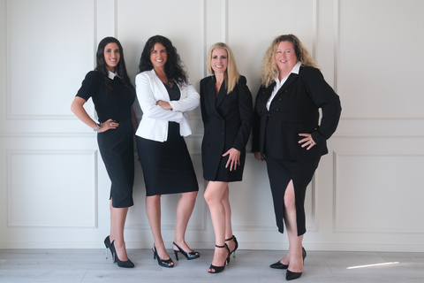 Meet the Four Women Redefining Real Estate in California (From Left to Right: Hila Pooli, Michele Harrington, Lauren Henss, Anna Bennett) (Photo: Business Wire)