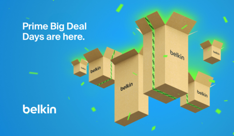 Limited-time deals are live on Belkin’s Amazon storefront. (Graphic: Business Wire)