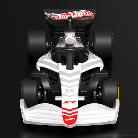 The limited-edition Formula 1 car features a special Hot Wheels racing livery to celebrate the partnership, includes bespoke Real Rider wheels with interchangeable tires, full-metal body and chassis and new F1 casting. The Hot Wheels F1 die-cast also features the number 68 on the nose, giving a fun nod to the year Hot Wheels debuted. Inspired by the Hot Wheels “Original 16” designs, the car comes in a collector’s ‘Kar Keepers’ clamshell case to deliver the ultimate collector and racing fan experience. (Photo: Business Wire)