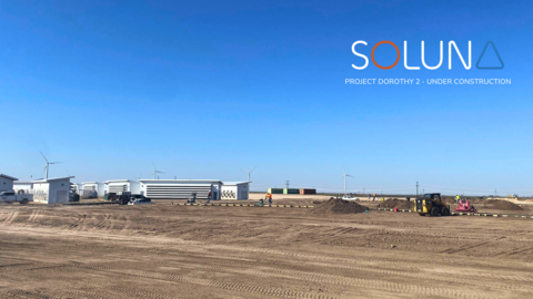 original Soluna's Project Dorothy 2 - Under Construction (Photo: Business Wire)