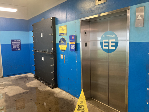 Flood Risk America's flood barriers safeguards elevators in major Florida hospital. (Photo: Business Wire)