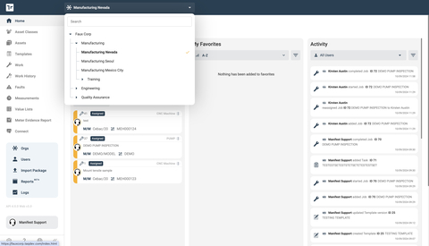 Taqtile unveils the latest version of its industry-leading work-instruction platform, Manifest 4.0, featuring advanced organization and management tools to simplify, control, and manage data and work procedures. Manifest 4.0 is ideal for large, complex organizations and highly regulated industries such as pharmaceuticals, energy, and telecommunications. Organizations can scale and control access by people, equipment, procedures, and more across far-flung, complicated enterprise structures. Manifest 4.0 will be demonstrated at two events this month: AUSA in Washington, D.C., October 14-16, in the Kaman booth 2649, and at AES in Dallas, October 15-17, in the Hololight booth 300 and Qualcomm booth 605. (Graphic: Business Wire)