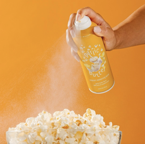 Winona Popcorn Spray Introduces Exciting New Flavor: Garlic Butter ...