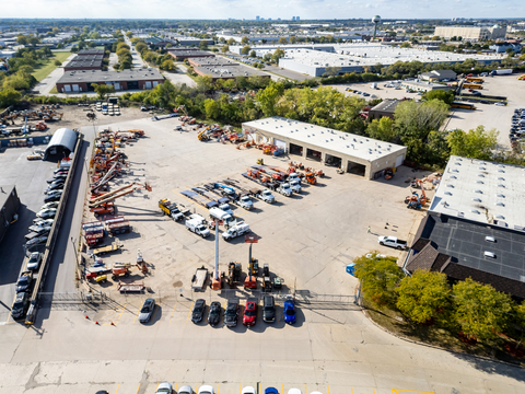 Aerial View of 2201 East Higgins Road (Credit: Alterra IOS)