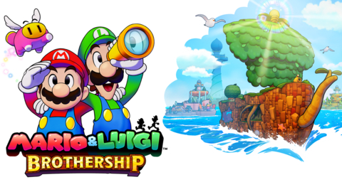 The Mario & Luigi: Brothership game launches on Nov. 7 for the Nintendo Switch family of systems! (Graphic: Business Wire)