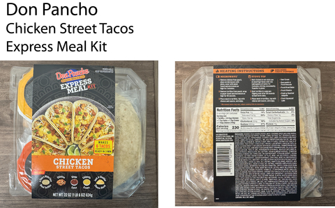 Don Pancho Chicken Street Tacos Express Meal Kit (Graphic: Business Wire)