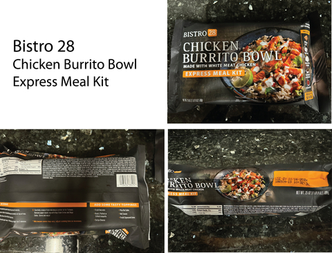 Bistro 28 Chicken Burrito Bowl Express Meal Kit (Graphic: Business Wire)